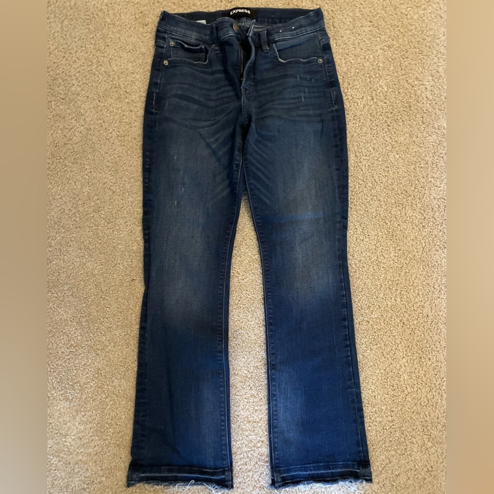Express Denim Perfect Mid-Rise Jeans